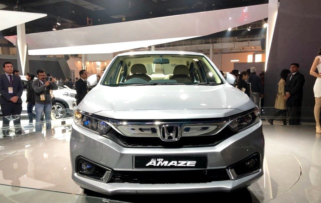 New Honda Amaze 2018 makes Global Debut at Auto Expo 2018